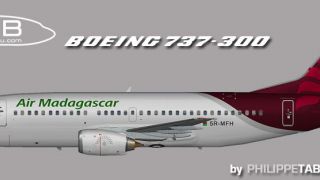 Screenshot 1 — Air Madagascar Boeing 737-300
