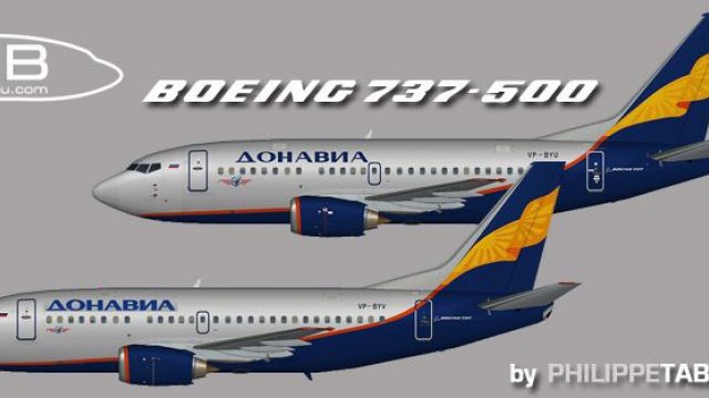 Screenshot 1 — Donavia Boeing 737-500 Fleet 2012