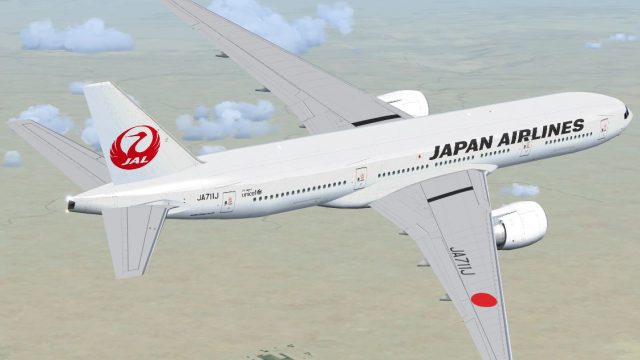 Screenshot 1 — Japan Airlines Boeing 777-200ER