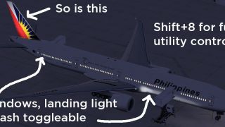 Screenshot 7 — Philippine Airlines Boeing 777-300ER