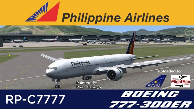 Screenshot 1 — Philippine Airlines Boeing 777-300ER
