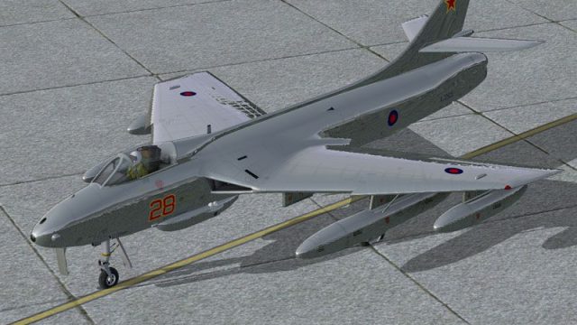 Screenshot 1 — RAF Aggressors Hawker Hunter