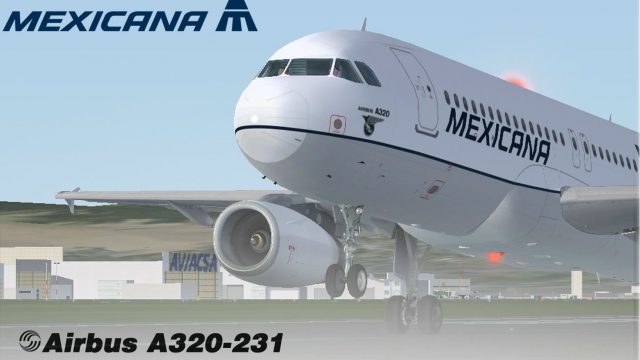 Screenshot 1 — Mexicana Airbus A320-200