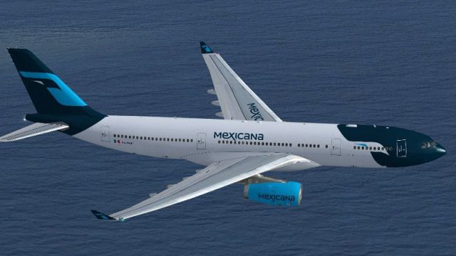 Screenshot 1 — Mexicana Airbus A330-243