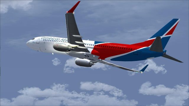 Screenshot 1 — Dominican Airways Boeing 737-800