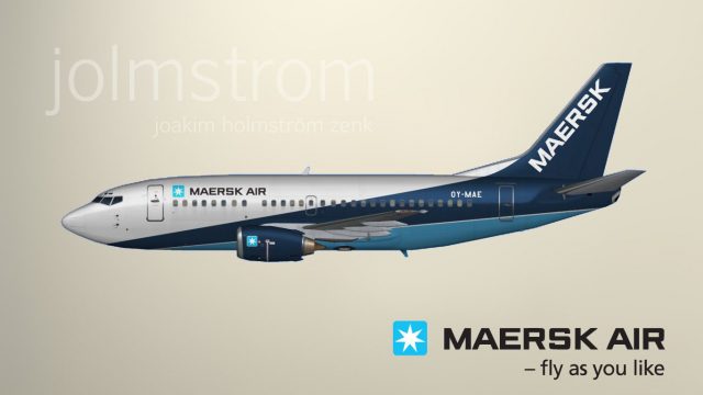 Screenshot 1 — Maersk Air Boeing 737-500 C.2005