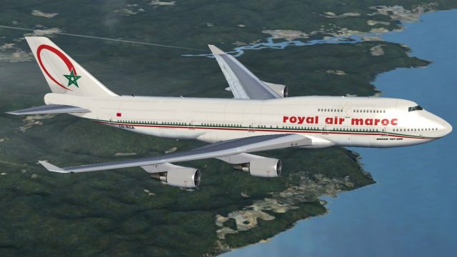 Screenshot 1 — Royal Air Maroc Boeing 747-428