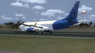 Screenshot 1 — 'Tropical Sunrise' Dominican Airways Boeing 737-800