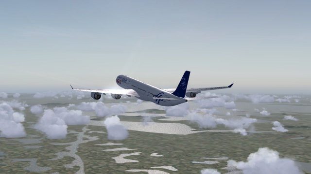 Screenshot 1 — China Eastern Airbus A340-600 Skyteam B-6053