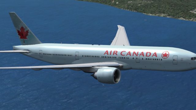 Screenshot 1 — Air Canada Boeing 777-200 LR