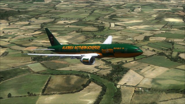Screenshot 1 — Republic Of Wadiya Boeing 777-200