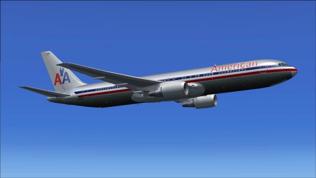 Screenshot 1 — American Airlines Boeing 767-300ER N343AN