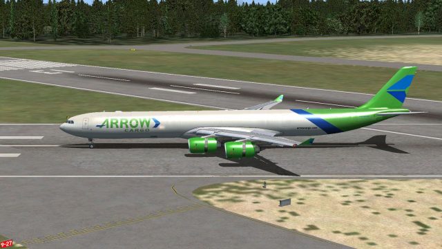Screenshot 1 — Arrow Cargo VA Airbus A340-600F
