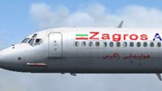 Screenshot 1 — Zagros Air McDonnell Douglas MD-82