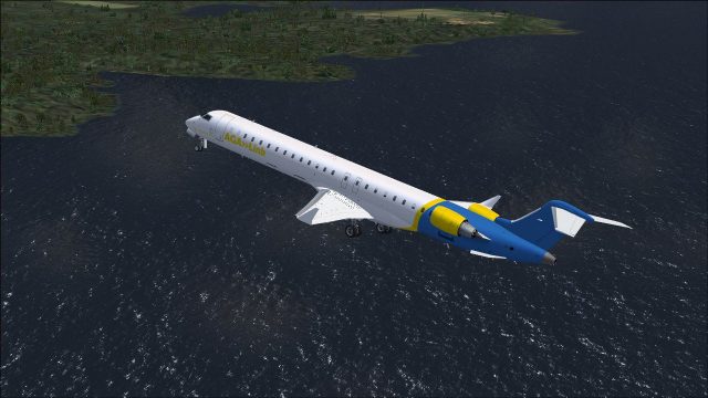 Screenshot 1 — AGALink Bombardier CRJ-900