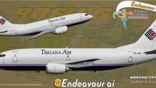 Screenshot 1 — Trigana Air Boeing 737-300/F PK-YSZ