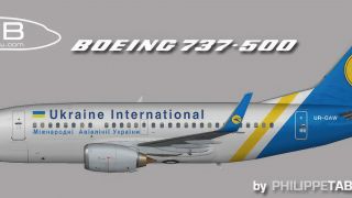 Screenshot 6 — Ukraine Airlines/Aerosvit/Dniproavia Boeing Repaint Pack for FAIB