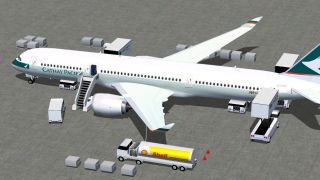 Screenshot 1 — Cathy Pacific Airbus A350-900 V4