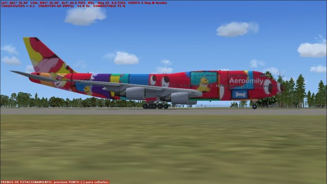 Screenshot 1 — Aeroemily Boeing 747-400