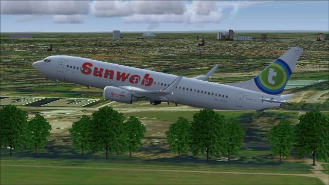 Screenshot 1 — Transavia Boeing 737-800 PH-HZX