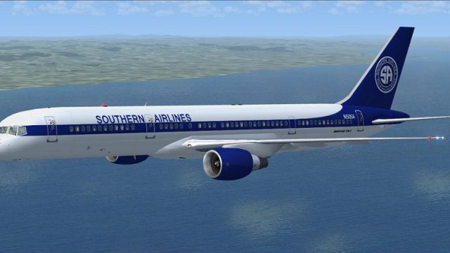 Screenshot 1 — Southern Airlines VA Boeing 757-200