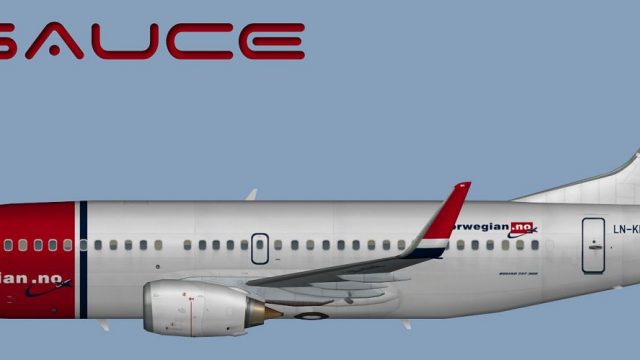 Screenshot 1 — Norwegian Air Shuttle Boeing B737-300SP