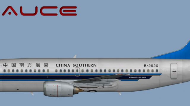 Screenshot 1 — China Southern Boeing 737-300