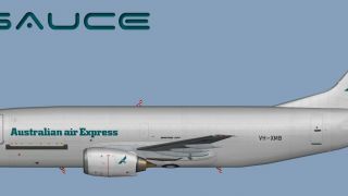 Screenshot 1 — Express Freighters Australia Boeing 737-300