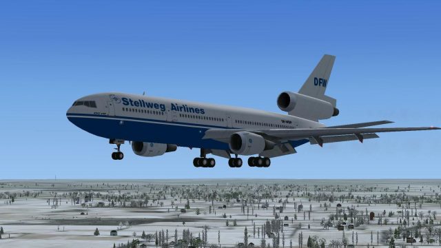 Screenshot 1 — Stellweg Airlines McDonnell Douglas DC-10