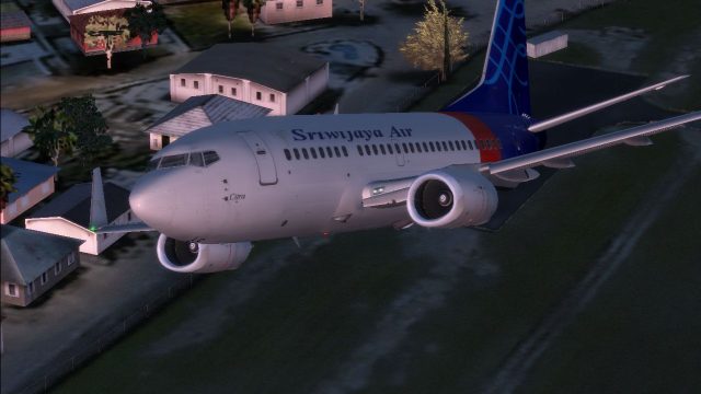 Screenshot 1 — Sriwijaya Air Boeing 737-500wl PK-CLC