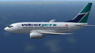 Screenshot 1 — Westjet Boeing 737-6CT