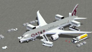 Screenshot 2 — Qatar Boeing 787-8 V4