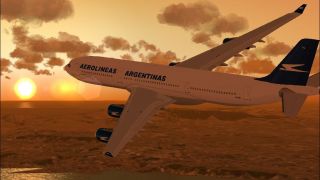 Screenshot 1 — Posky Aerolineas Argentinas Airbus A340-200