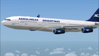 Screenshot 2 — Posky Aerolineas Argentinas Airbus A340-200