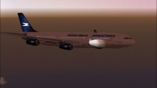 Screenshot 3 — Posky Aerolineas Argentinas Airbus A340-200