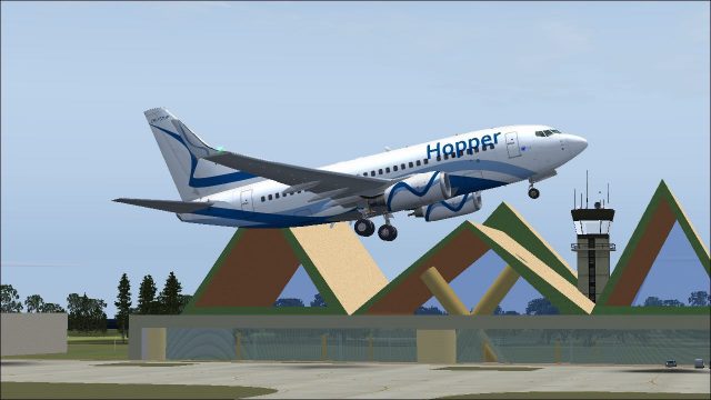 Screenshot 1 — Hopper Air Boeing 737-600
