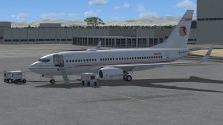 Screenshot 1 — Private Boeing 737-700 NGX N43PR