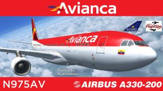 Screenshot 1 — Avianca Airbus A330-200 N975AV