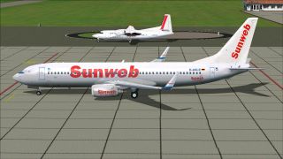 Screenshot 3 — XL Airways Boeing 737-800 Sunweb Colors