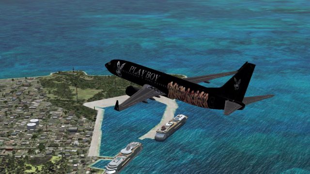 Screenshot 1 — Playboy Boeing 737-800