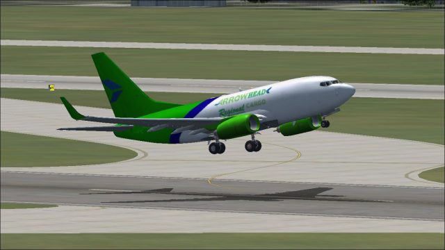 Screenshot 1 — Arrowhead Regional Cargo Boeing 737-600F