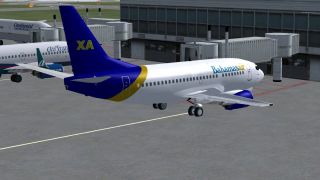 Screenshot 1 — Bahamasair/Xtra Boeing 737-500 C6-BFE