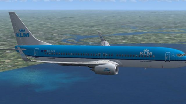 Screenshot 1 — KLM Boeing 737-8K2 (WL)