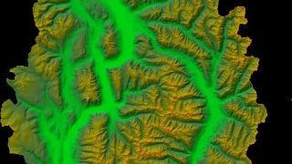 Screenshot 2 — 76-m Mesh of B.C.'s Monashee-Selkirk Region New high-resolution mesh