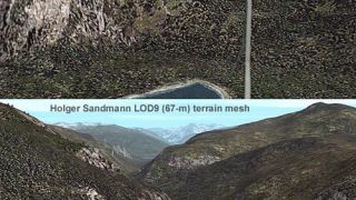Screenshot 1 — 76-m Mesh of B.C.'s Monashee-Selkirk Region New high-resolution mesh