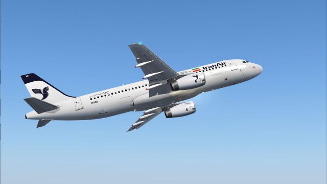 Screenshot 1 — Iran Air Airbus A320 EP-IEB