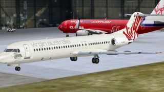 Screenshot 1 — Virgin Australia Fokker 100