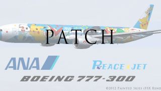 Screenshot 1 — ANA Pokemon "Peace Jet" Boeing 777-300 Patch