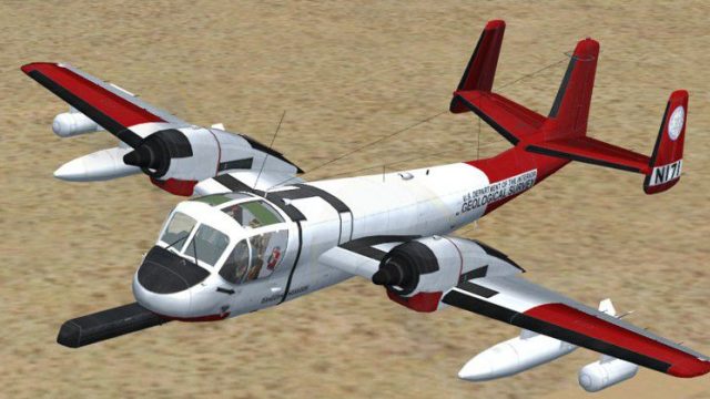 Screenshot 1 — FSX/SP2 Grumman OV-1 Mohawk Pack