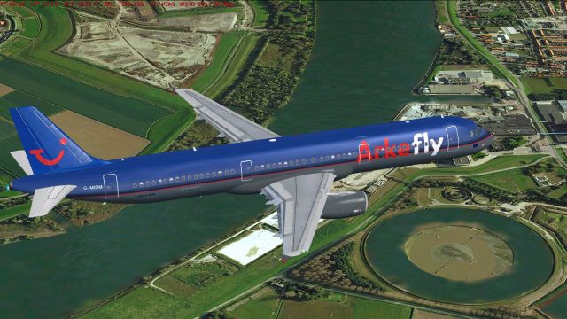 Screenshot 1 — Arkefly Airbus A321-231